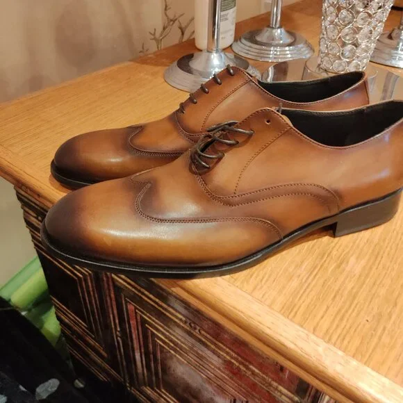 New Brown Dylan Gray Oxfords 13